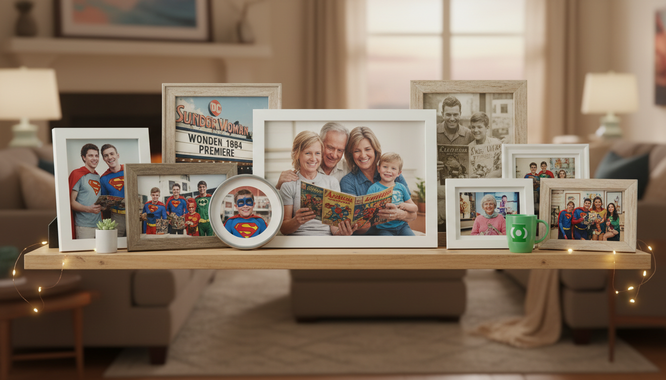 Семейные фотографии, демонстрирующие любовь к DC через поколения.
